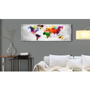  Kép - falitérkép - World Map: Coloured Revolution Világtérkép 150x50