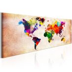   Kép - falitérkép - World Map: Colourful Ramble Világtérkép 150x50