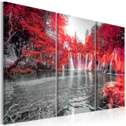 Vászonkép - Waterfalls of Ruby Forest 120x80