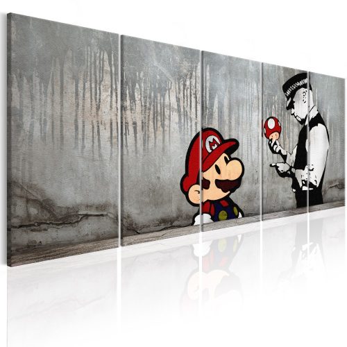Kép - Mario Bros on Concrete 225x90
