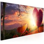 Vászonkép - Autumnal Heart (1 Part) Wide 100x45