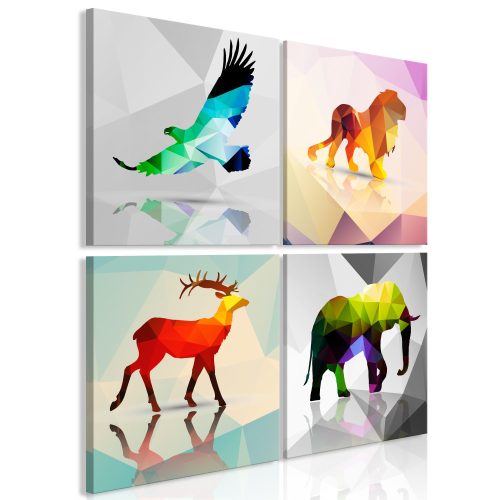 Kép - Colourful Animals (4 Parts)