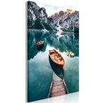 Kép - Boats In Dolomites (1 Part) Vertical 40x60