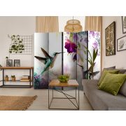 Paraván - Hummingbirds and Flowers II [Room Dividers]