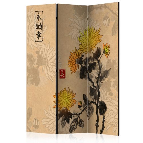 Paraván - Chrysanthemums [Room Dividers]-3 részes 135x172