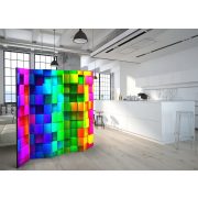 Paraván - Colourful Cubes II [Room Dividers]