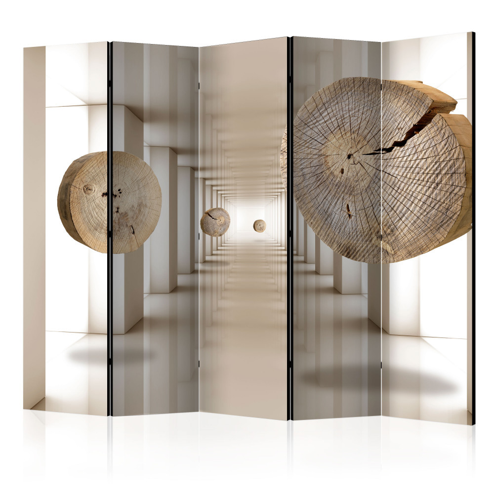 Paraván - Futuristic Forest II [Room Dividers], A1-PARAVENT5