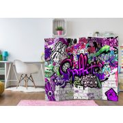 Paraván -  Purple Graffiti [Room Dividers]