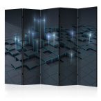 Paraván - Black City II [Room Dividers]