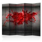 Paraván - Red Ink Blot II [Room Dividers]