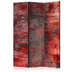 Paraván - Red Metal [Room Dividers]-3 részes 135x172