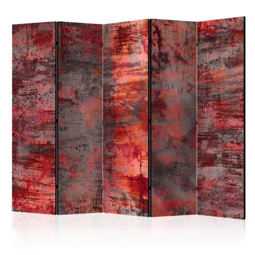 Paraván - Red Metal II [Room Dividers] - 5 részes 225x172