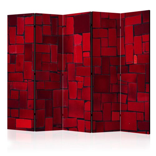 Paraván - Red Imagination II [Room Dividers] - 5 részes 225x172