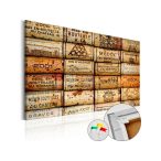 Kép parafán - Vineyard of Memories [Cork Map] 90x60