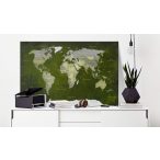 Kép parafán - Malachite World [Cork Map] 90x60