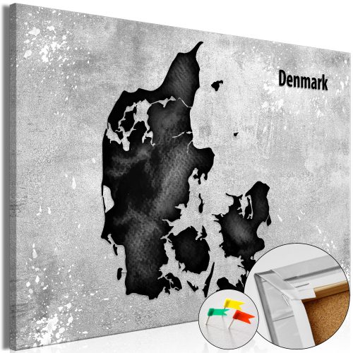 Kép parafán - Scandinavian Beauty [Cork Map] 90x60