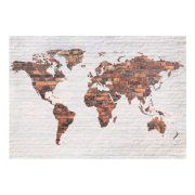 Fotótapéta - World Map: Brick Wall