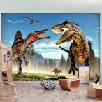 Fotótapéta - Fighting Dinosaurs 100x70