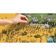 Európa kaparós térkép - Arany DELUXE XL gold, lekaparható Európa térkép angol nyelvű 66x90 cm