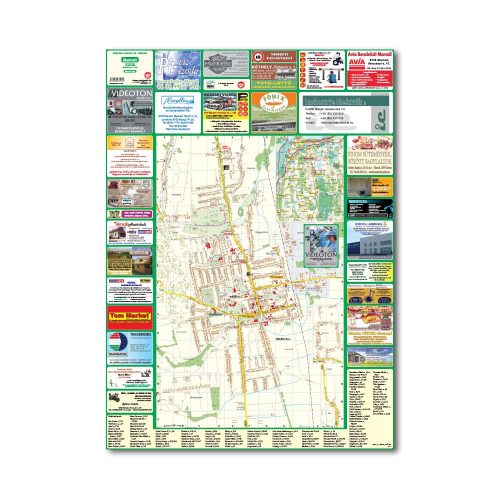Marcali térkép, Marcali várostérkép Térképház 