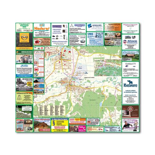 Szentgotthárd térkép, Szentgotthárd várostérkép Térképház Szentgotthárd és járás