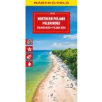   Észak Lengyelország térkép Marco Polo  1:300 000 Észak-Lengyelország autós térkép 2025.