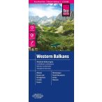   Nyugat-Balkán térkép Western Balkans Reise kiadó Nyugat-Balkán autótérkép 1:725e