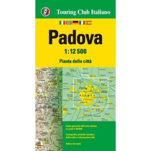 Padova térkép Padova várostérkép TCI 1:10000