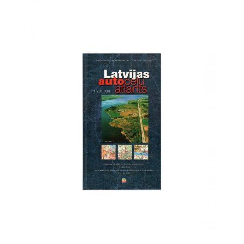 Lettország autós atlasz JANA SETA, Lettország térkép 1:200e