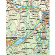 Magyarország közlekedése falitérkép Magyarország közlekedése térkép, Magyarország poszter 140x100 cm