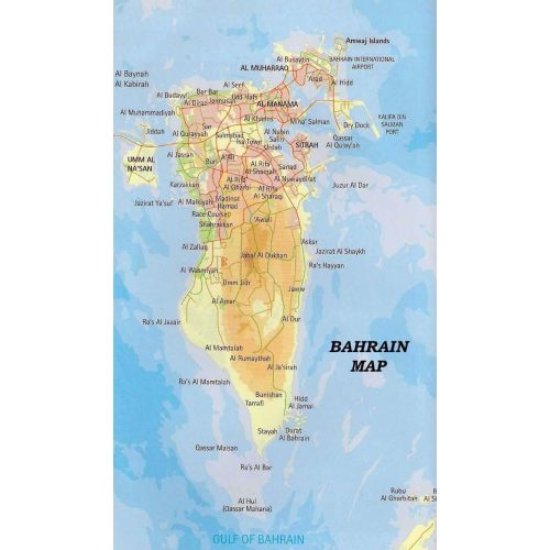 Bahrain térkép Geo Projekt 1: 100 000 