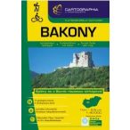 Bakony turistakalauz Cartographia 1:40 000  Bakony térkép