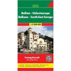   Balkán térkép, Délkelet Európa térkép Freytag & Berndt 1:2 000 000 