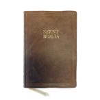   Károli Gáspár Biblia Extra Nagy barna bőrkötésű Biblia