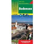 WKD 10 Bodensee turista térkép Freytag 1:50 000 
