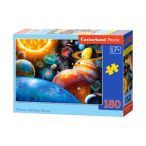   Castorland Bolygók és holdjaik puzzle - 180 db-os naprendszer puzzle kirakó 32 x 23 cm B-018345