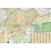 Borsod-Abaúj-Zemplén megye - vármegye térkép Stiefel 1:245 000 