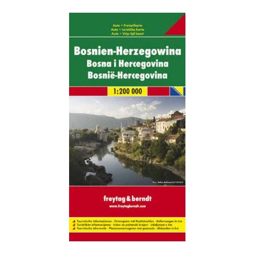 Bosznia-Hercegovina térkép 1:200 000 Freytag  AK 0712