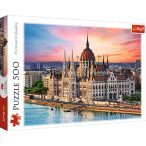   Magyar Parlament puzzle - 500 db-os Budapest puzzle, Parlament kép puzzle Trefl