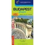   Budapest Comfort térkép fóliás Cartographia 1:30e. 2019 Budapest térkép vízálló