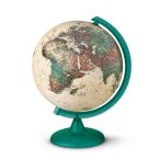 Világító földgömb kétfunkciós 25 cm Kaméleon zöld 
