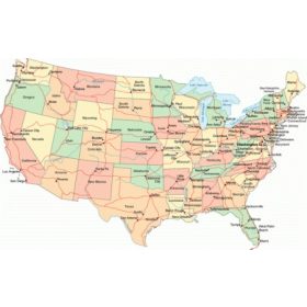 Amerika térképek