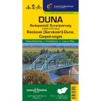   Duna turistatérkép, Csepel-sziget térkép Szarvas kiadó 1:30 000, Duna biciklis és vízisport térkép (Budapest-Dunaújváros)