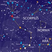 Csillagtérkép, klasszik csillagászati térkép, csillagászati falitérkép 110x70 cm
