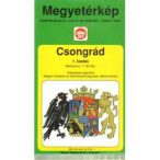   Csongrád megye - vármegye térkép Térképház 1995. régi 1:150 000 