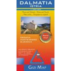   Dalmácia, Isztria autós térkép térkép Gizi Map 1:250 000 