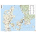 Dánia falitérkép Freytag 1:400 000 96x 90 cm 