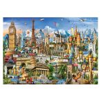   Európa jelképei puzzle - 2000 db-os - 96 x 68 cm - Educa 17697 