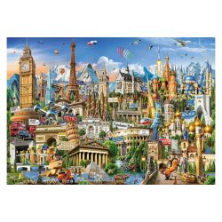   Európa jelképei puzzle - 2000 db-os - 96 x 68 cm - Educa 17697 