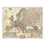   Európa falitérkép fóliázott antik National Geographic 117x92